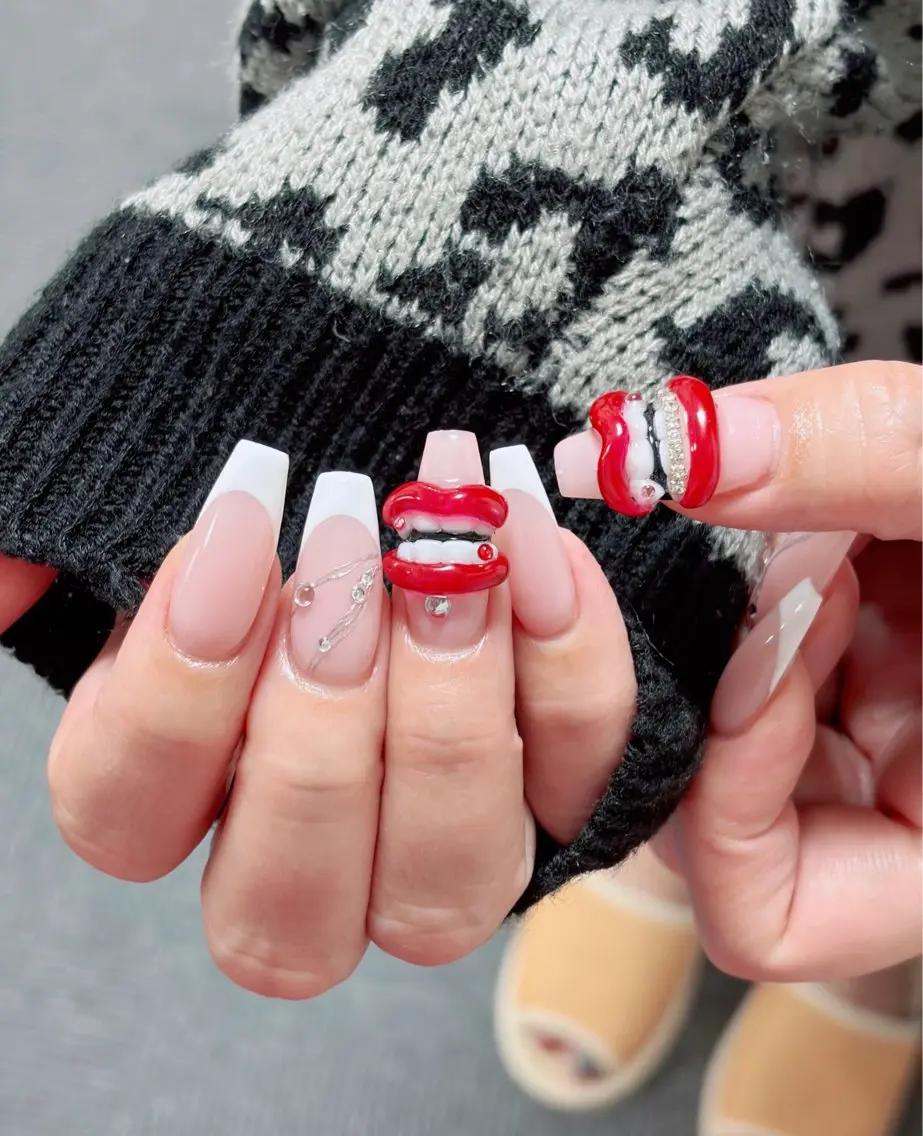 ネイル アートネイル オーロラネイル チークネイル 長さ出し フットネイル ハンドネイル Chan nailsのネイルデザイン