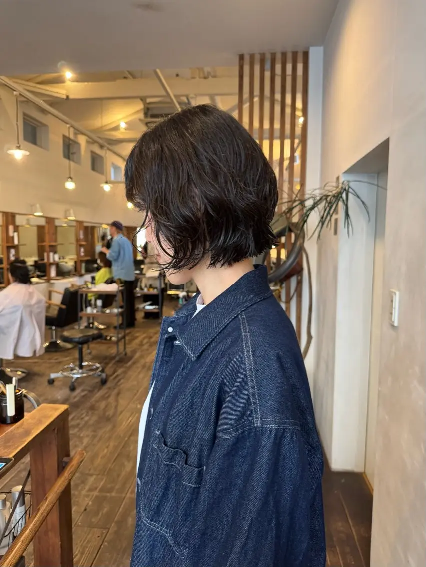 ミディアム ミディアムパーマ MOK大阪梅田店 Asahiのヘアスタイル