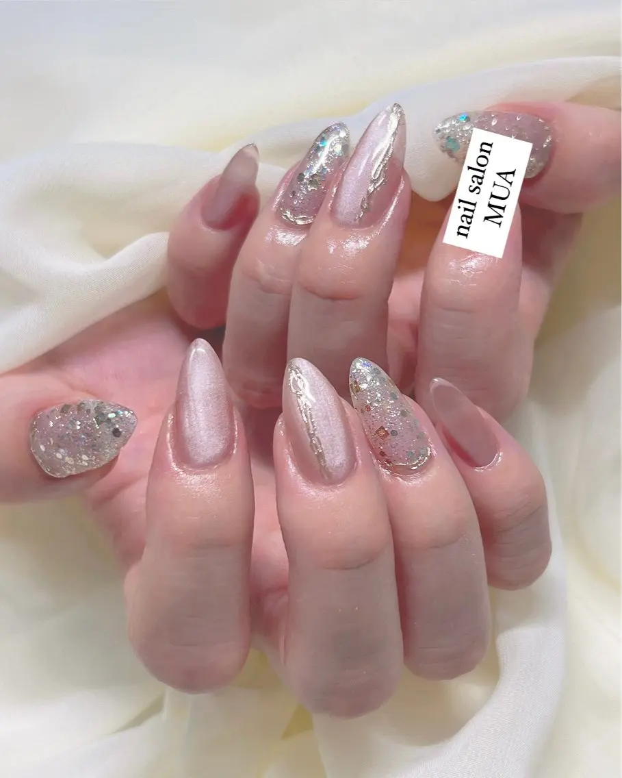 ネイル ニュアンスネイル シンプルネイル nail salon MUAのネイルデザイン