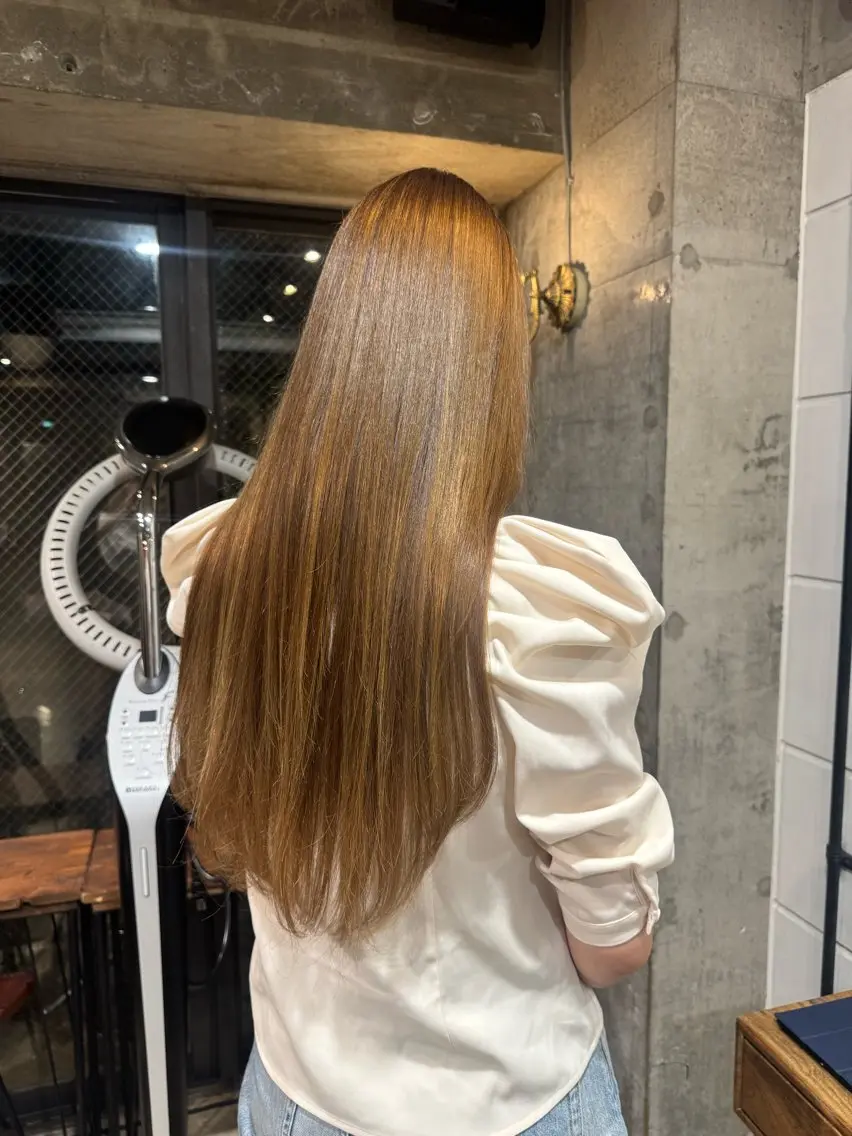ロング 縮毛矯正 Elme/ 縮毛矯正大募集💞のヘアスタイル