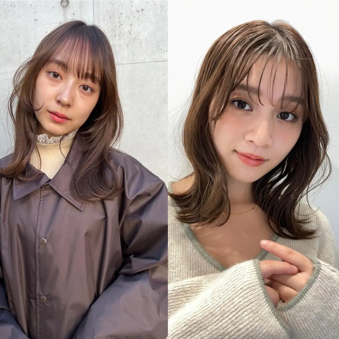 セミロング セミロングパーマ 髪質改善 縮毛矯正 トリートメント 倉谷 恭平のヘアスタイル