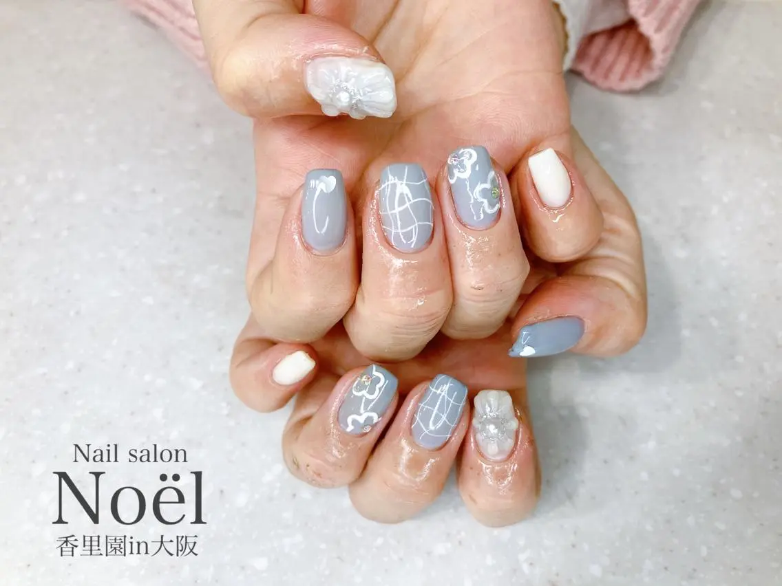 ネイル アイブロウ ハンドネイル Nailsalon ＆Noelのネイルデザイン