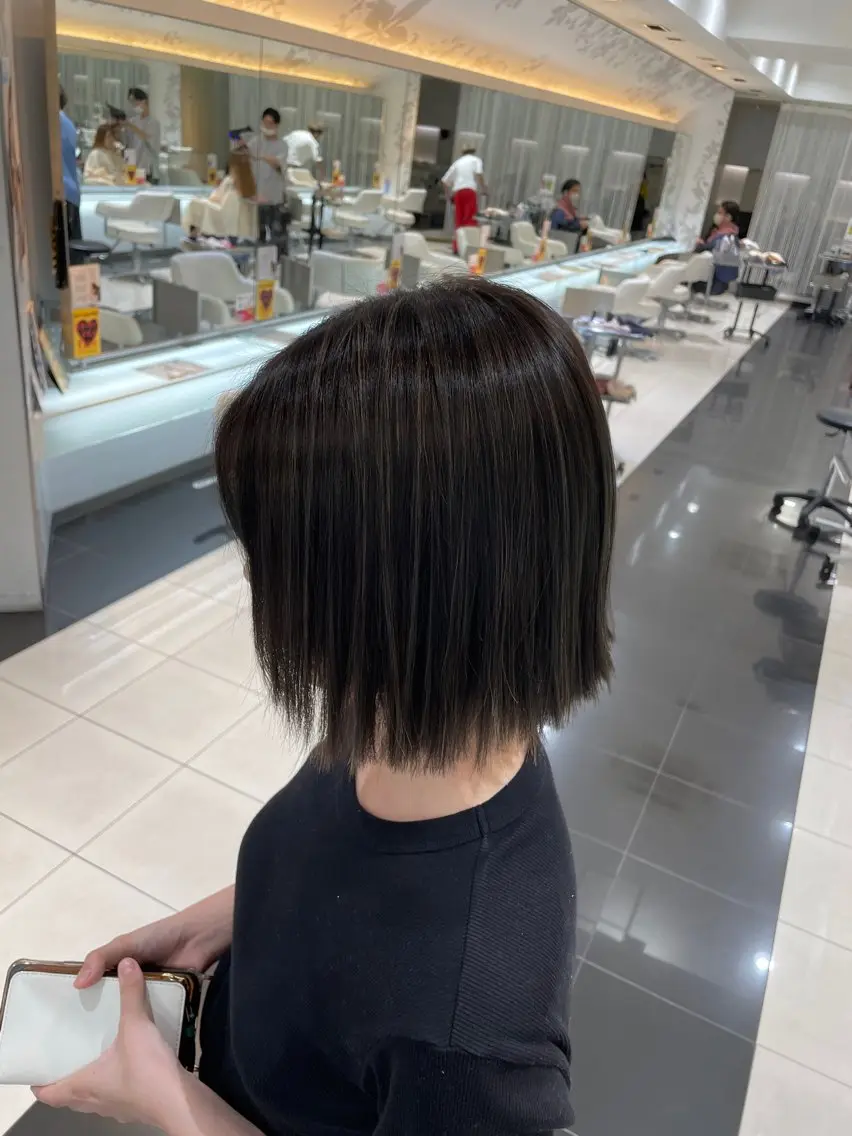 5月限定🔸カット＋イルミナカラー 🔸ロング料金込“白髪染め可”［姫路/ミニモ学割/ヘアサロン］の写真
