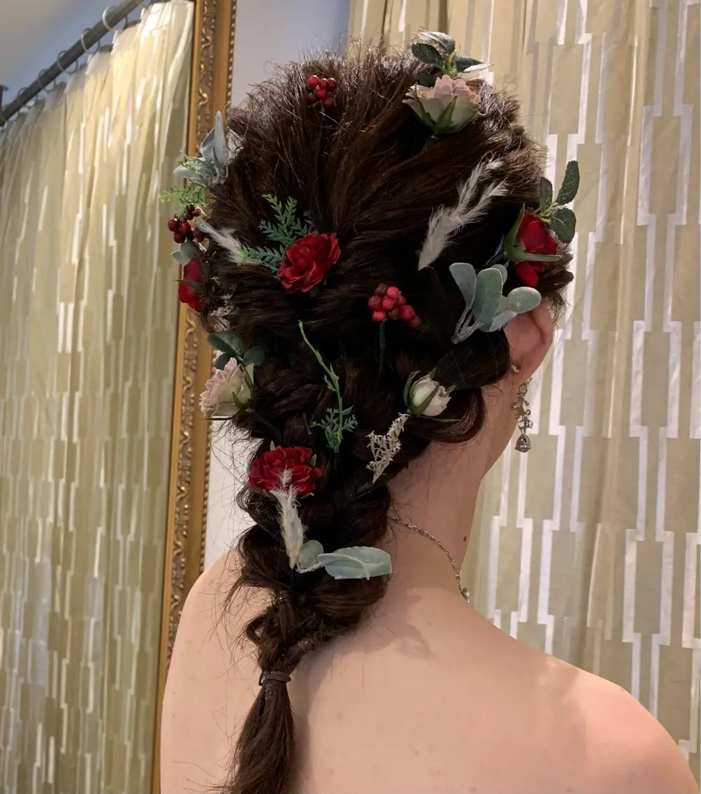 ヘアセットの写真