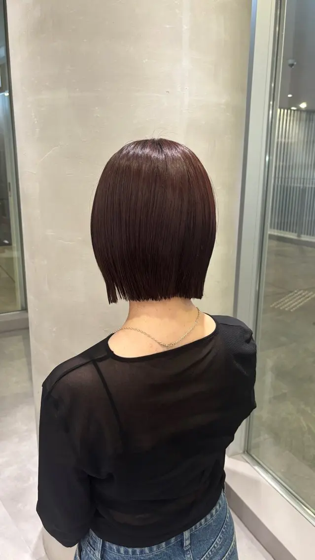 ショート カット ヘアカラー トリートメント 岐阜駅/レイヤー/パ ーマ/デザインカラーのヘアスタイル