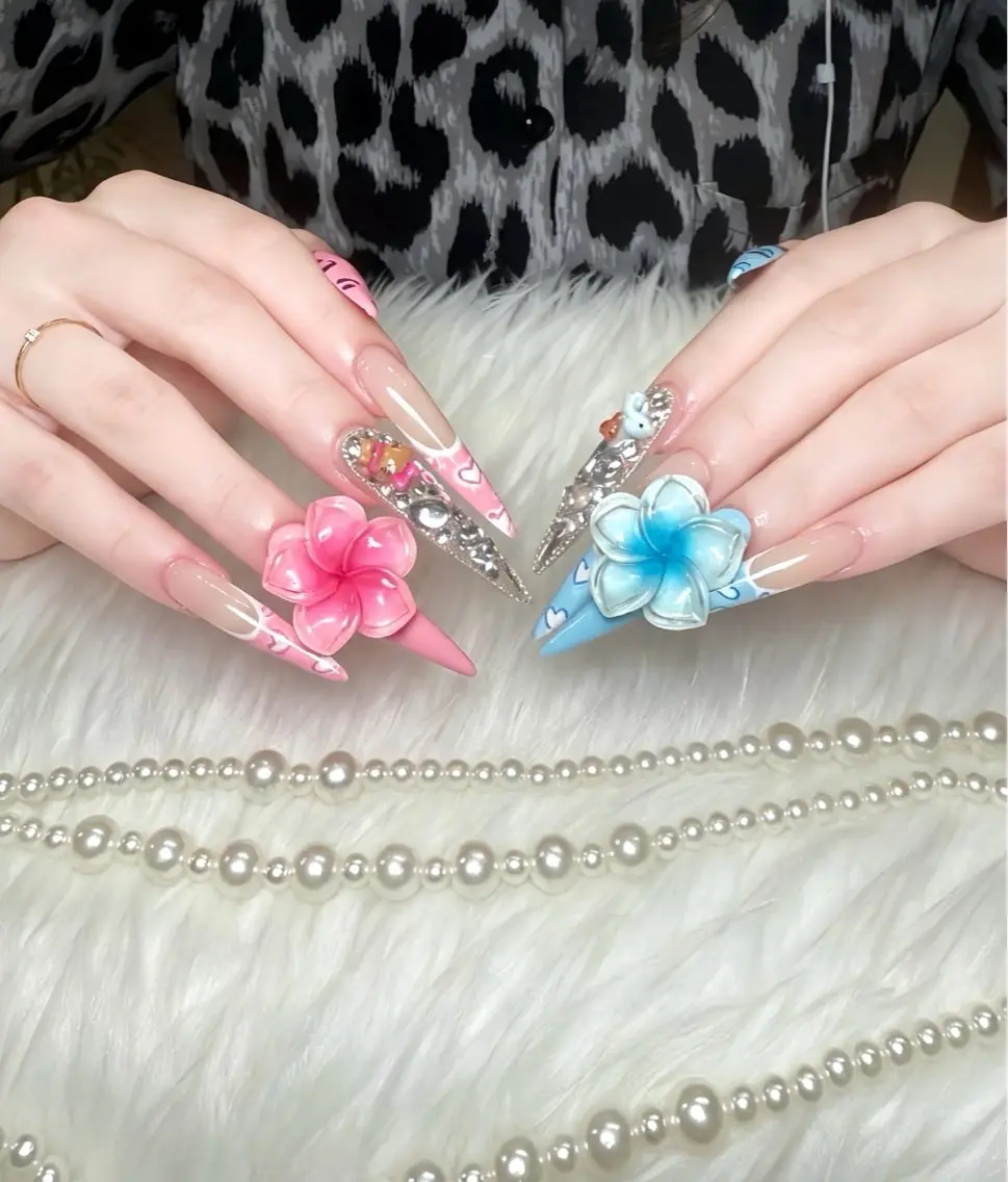 ネイル ロングネイル 夏ネイル ハンドネイル ハンドケア NEM nailstudioのネイルデザイン