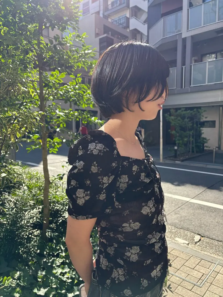 ショート カット eri kinjoのヘアスタイル