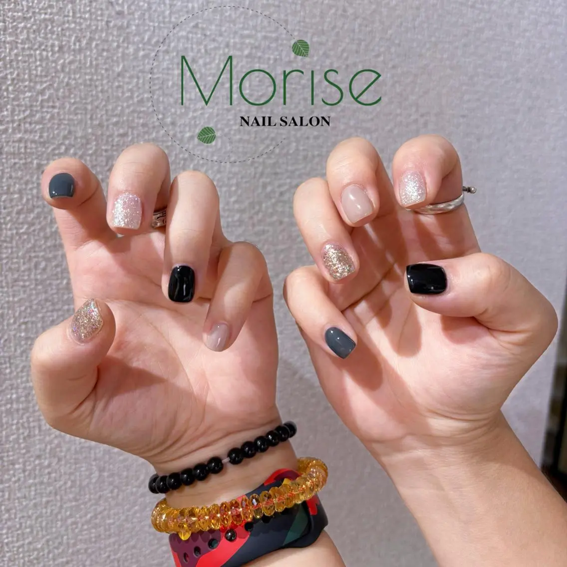ネイル フットネイル フレンチネイル ジェルネイル ガラスフレンチ 韓国ネイル ハンドネイル ハンドケア Morise BOBOのネイルデザイン