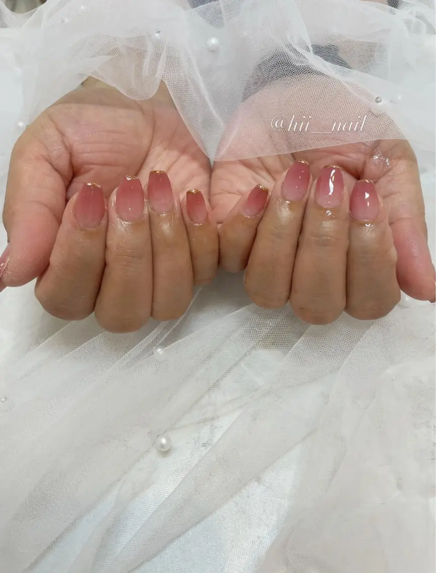 【オフ込】グラデーションネイル💅の写真