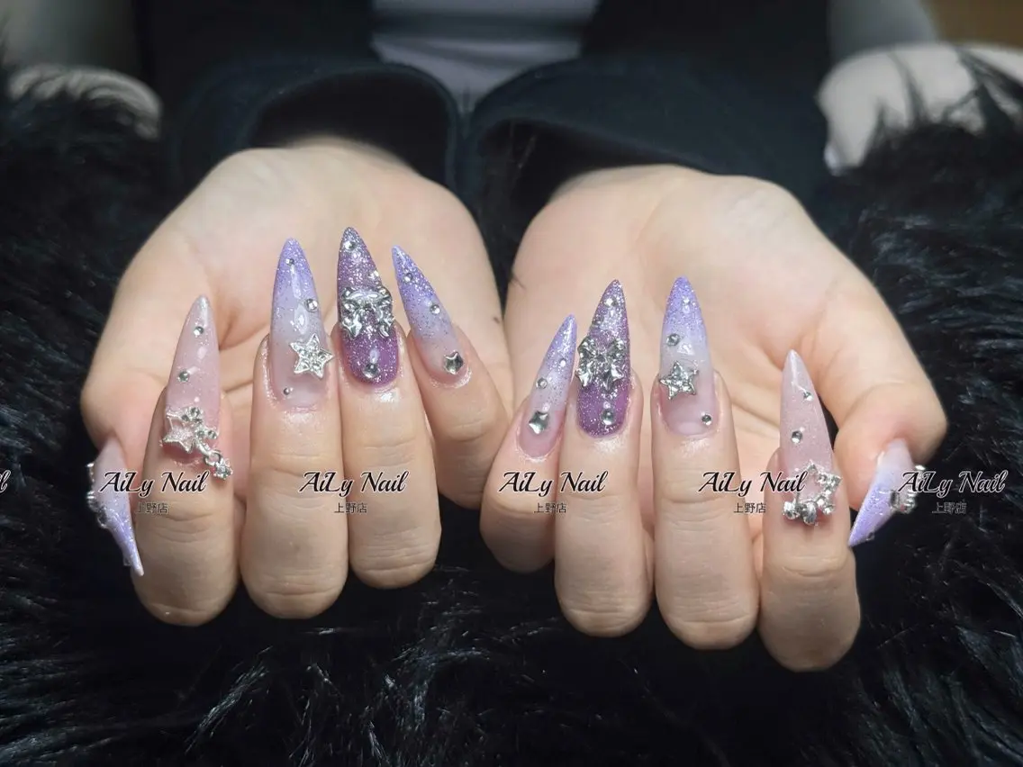 ネイル ボルドー ブラウン 韓国ネイル マグネットネイル ワンホンネイル ハンドネイル AiLy Nail 上野店のネイルデザイン