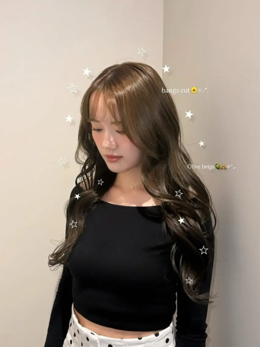 ロング 似合わせカット カット ヘアカラー KANO🐈‍⬛🎀 ニュアンス/レイヤーのヘアスタイル