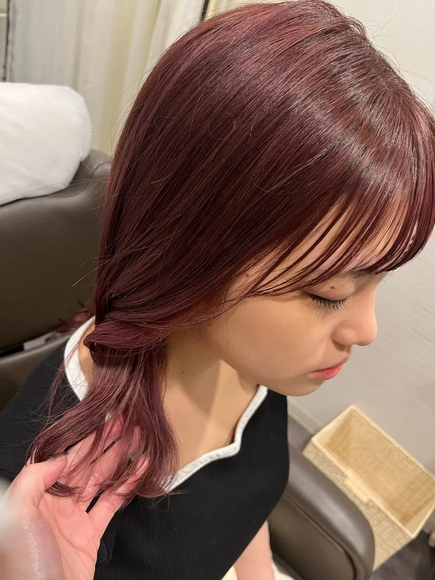 カラー ハイライトカラー La Blessのヘアスタイル