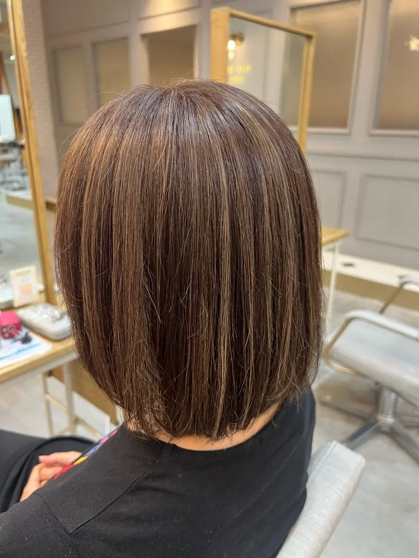 カラー ハイライトカラー 津田 幸穂のヘアスタイル