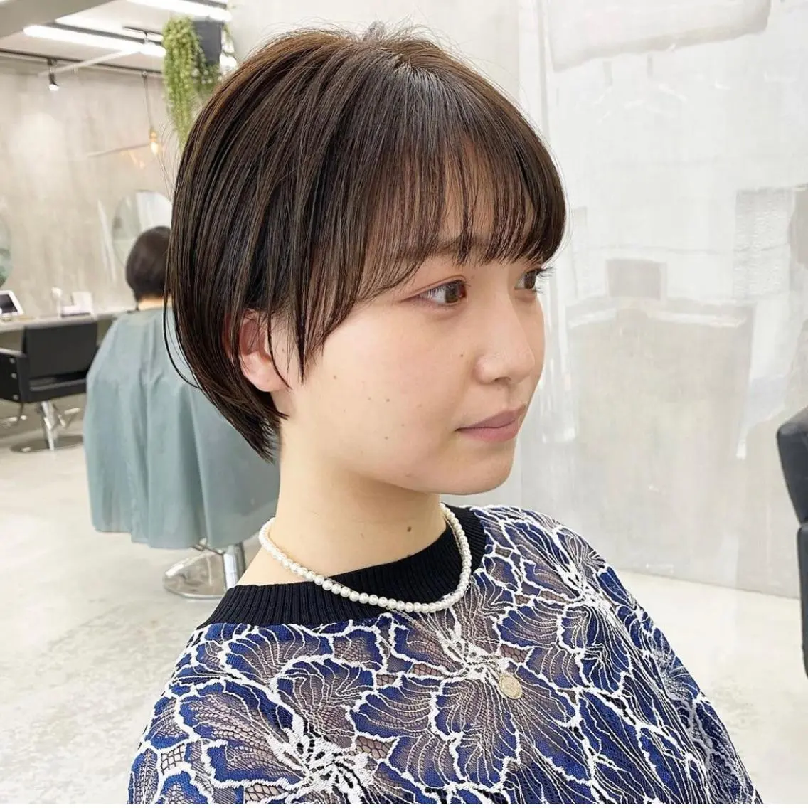 ショート カラー カット ヘアカラー 華 /ショート/ボブのヘアスタイル