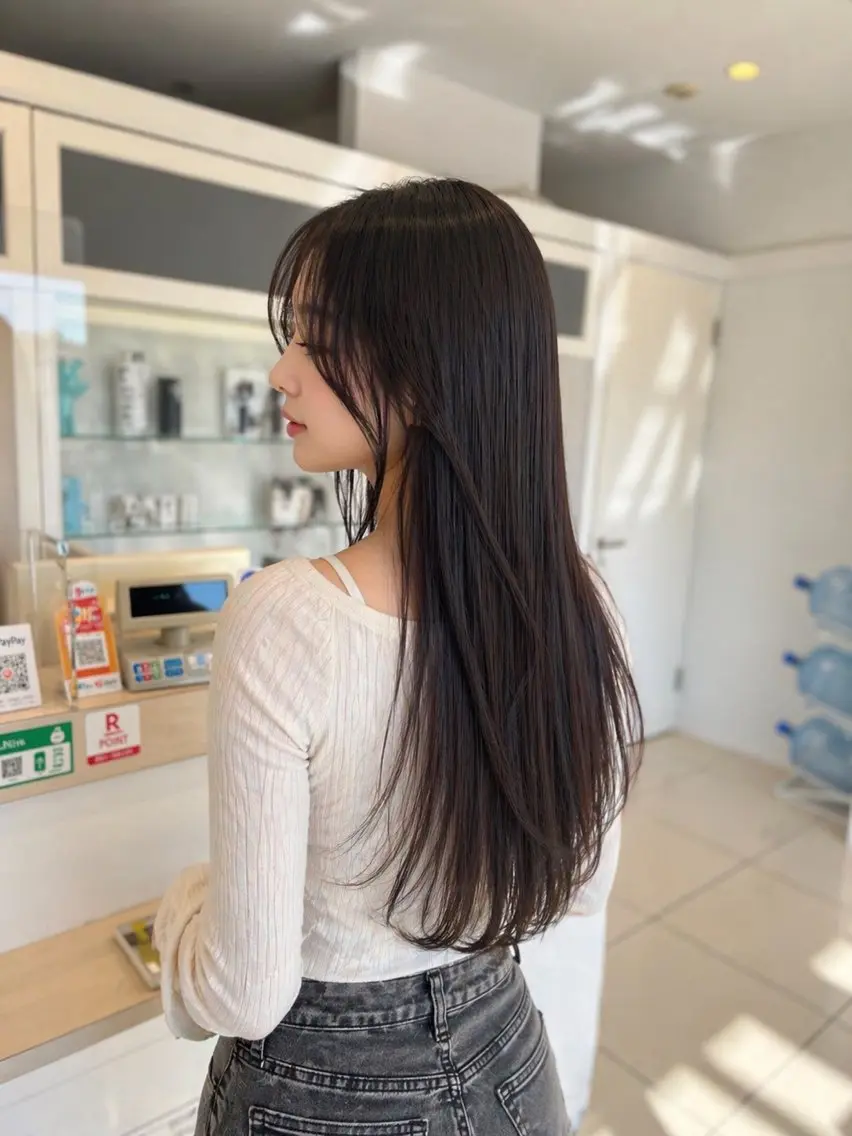 ロング カット トリートメント 金子 直樹のヘアスタイル