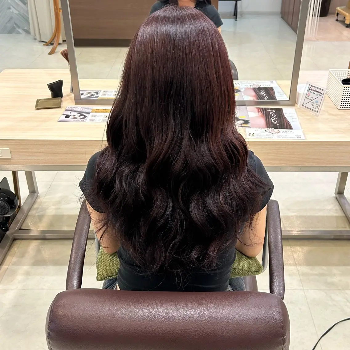 ロング ヘアカラー 北崎 花のヘアスタイル