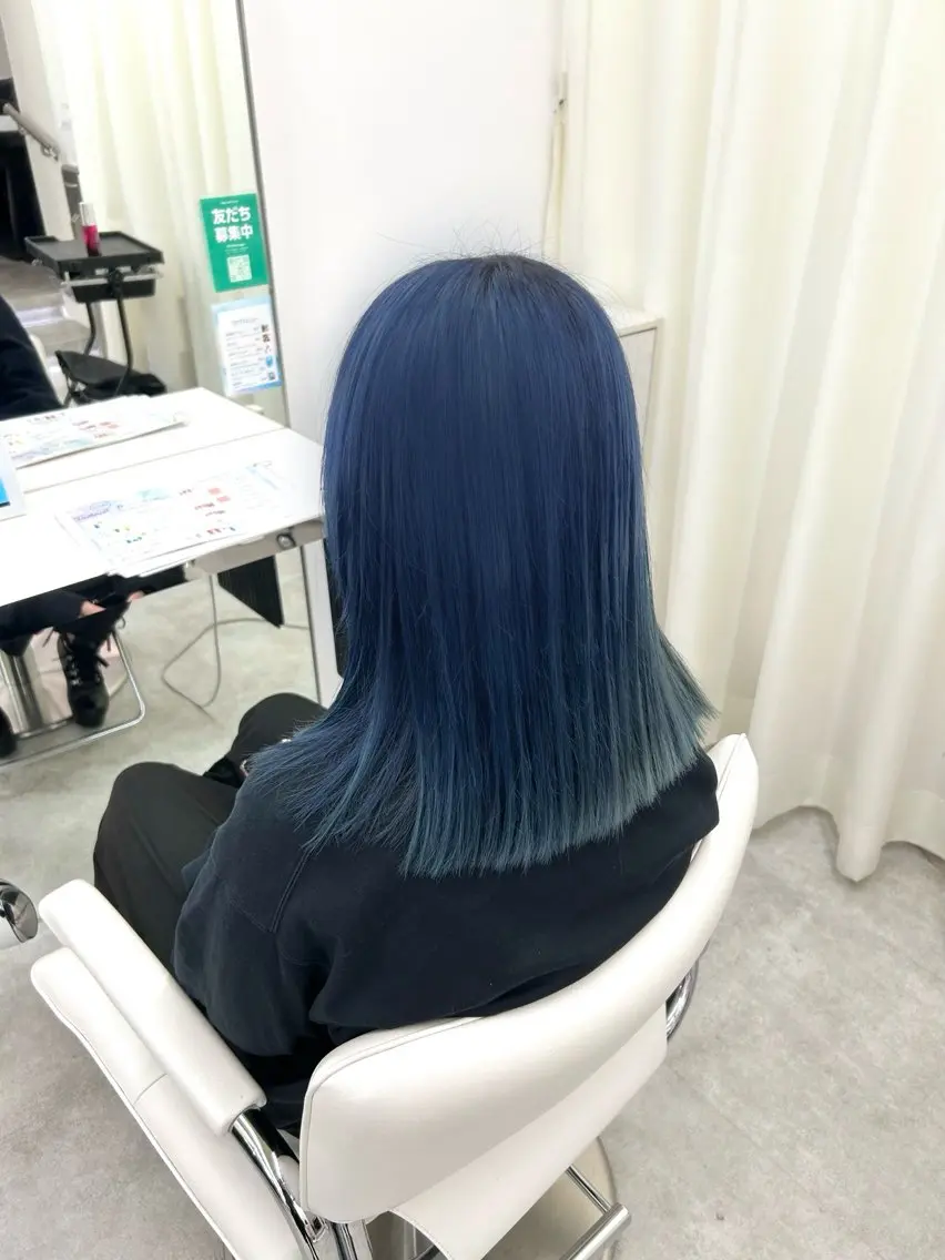 セミロング カラー ヘアカラー ヘッドスパ はるか/透明感カラー /ヘアアレンジ🤍のヘアスタイル