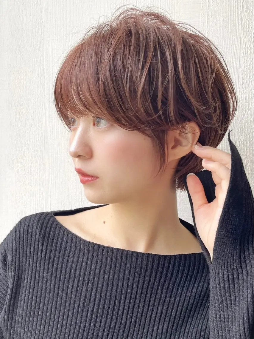 ショート パーマ カット パーマ ショート/髪質改善/ 北千住/しゅんのヘアスタイル