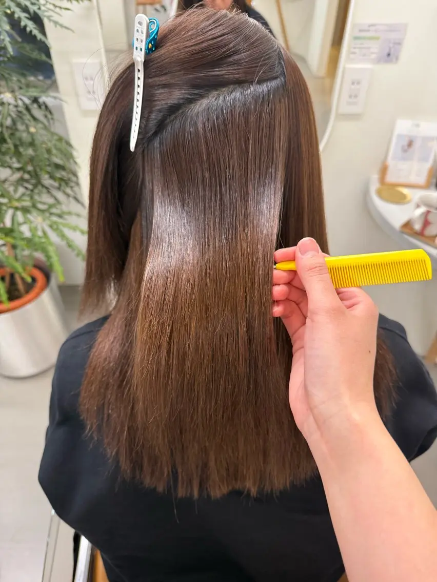 パーマ 縮毛矯正 檜 果歩のヘアスタイル