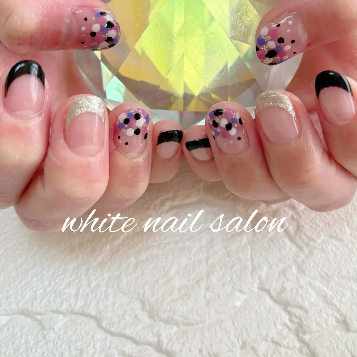 ネイル フットネイル ハンドネイル white nail salonのネイルデザイン