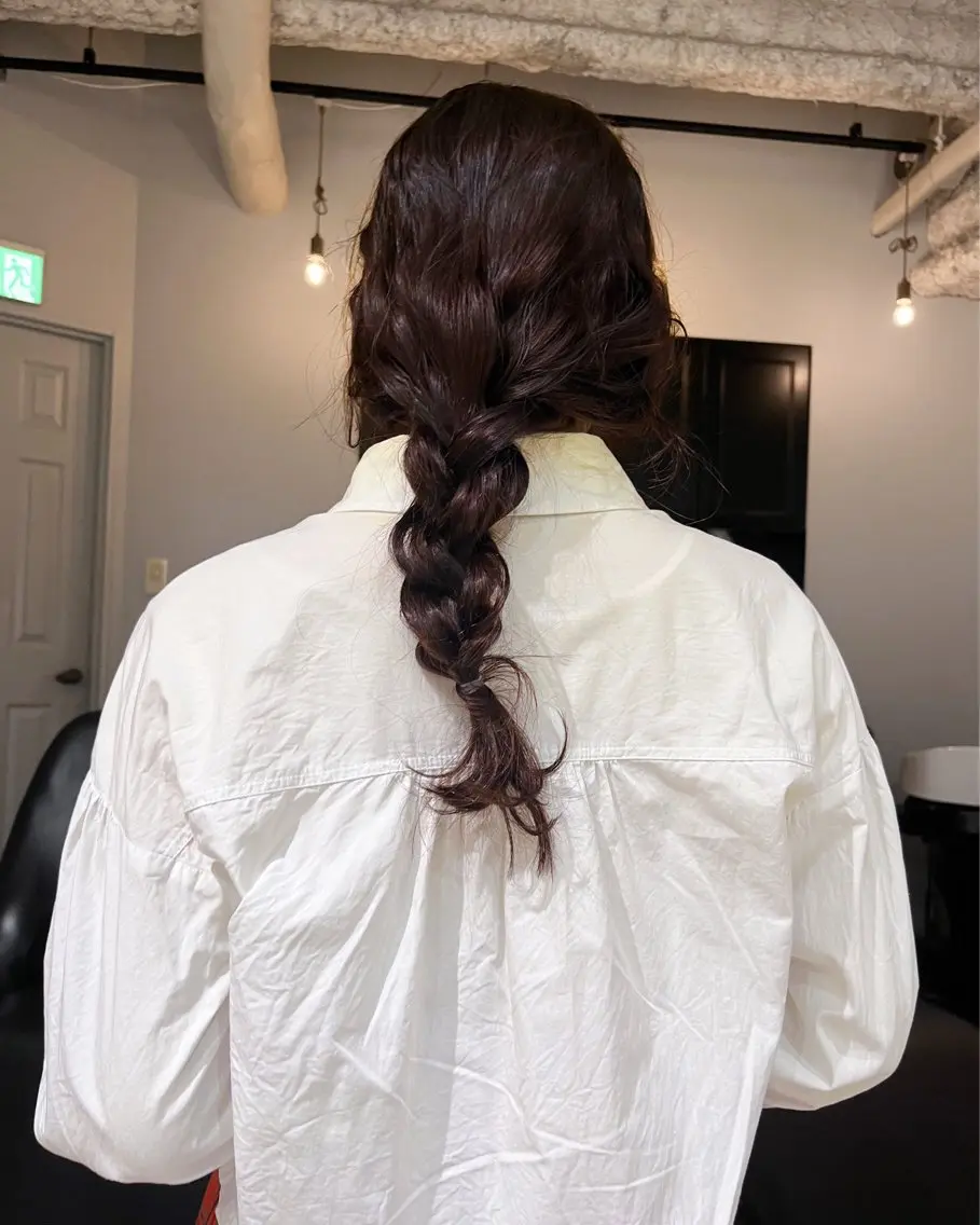 カラー ブリーチ ダブルカラー ブリーチなしカラー 無料カットモデル募集 ／ueno aiのヘアスタイル