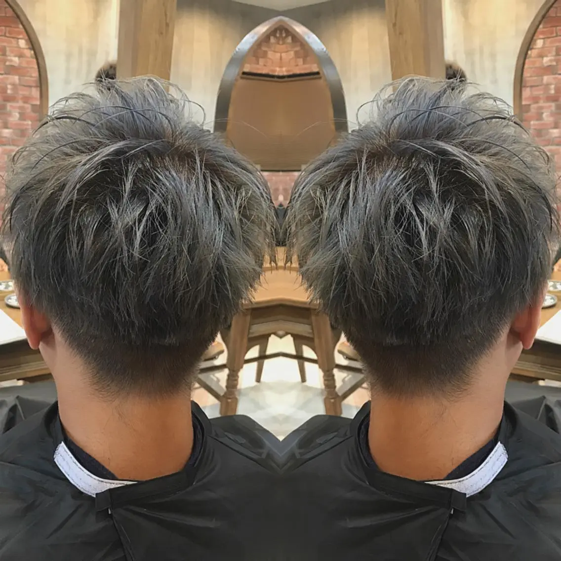 ショート カラー カット ヘアカラー トリートメント 重政 和樹のヘアスタイル