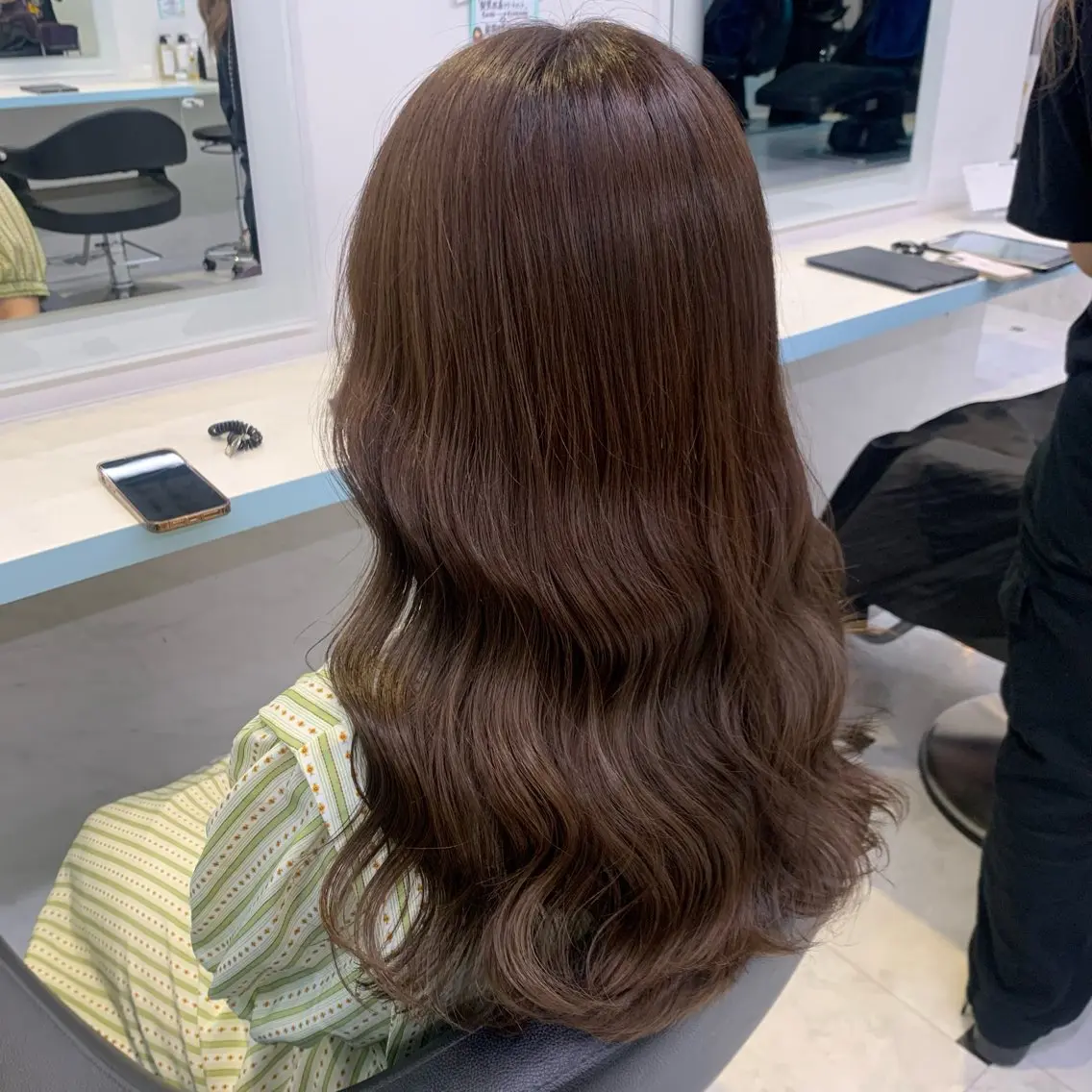 セミロング ヘアカラー ヘッドスパ ヘアセット 盛れる韓国ガーリー♡ /トレンドスタイルのヘアスタイル