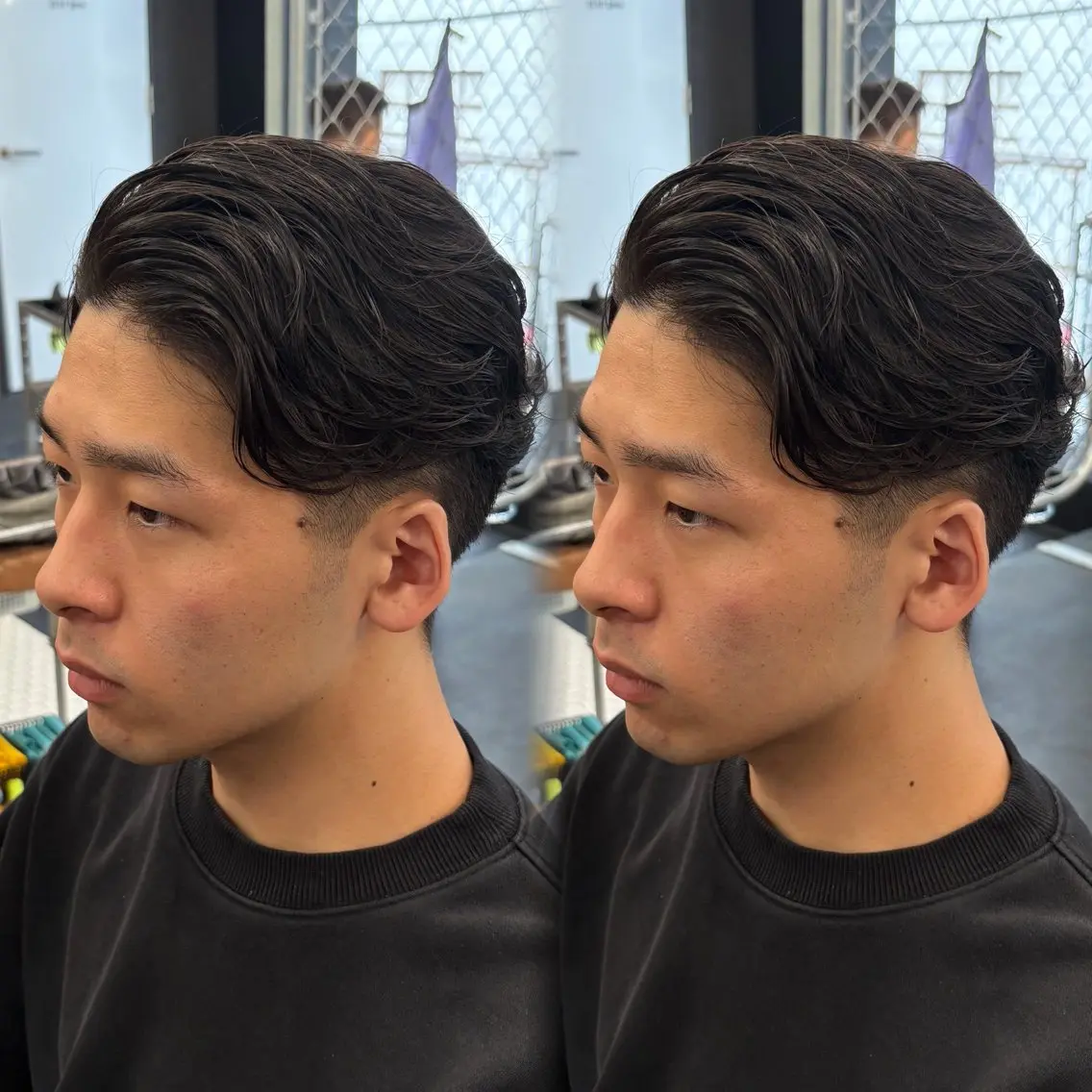 パーマ メンズ カット パーマ RIPLAY/草津 田中凜鳳のヘアスタイル