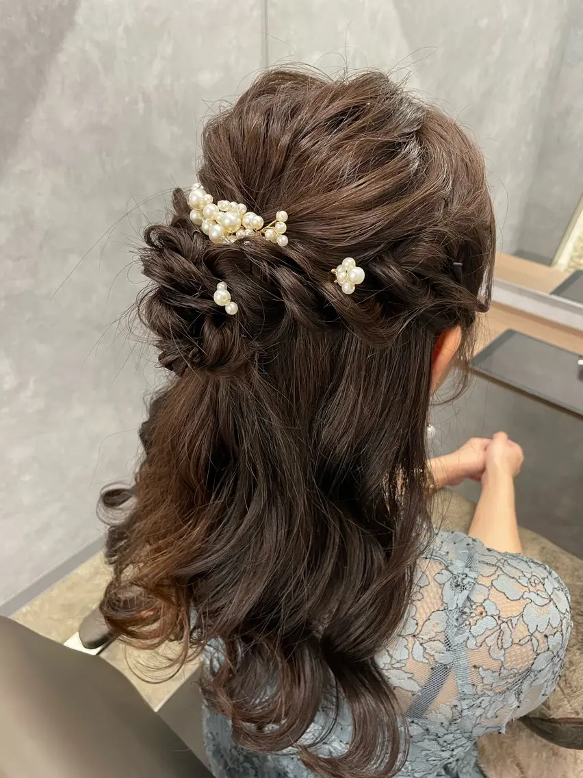 ロング ヘアセット newi宮崎店 ゆきのヘアスタイル