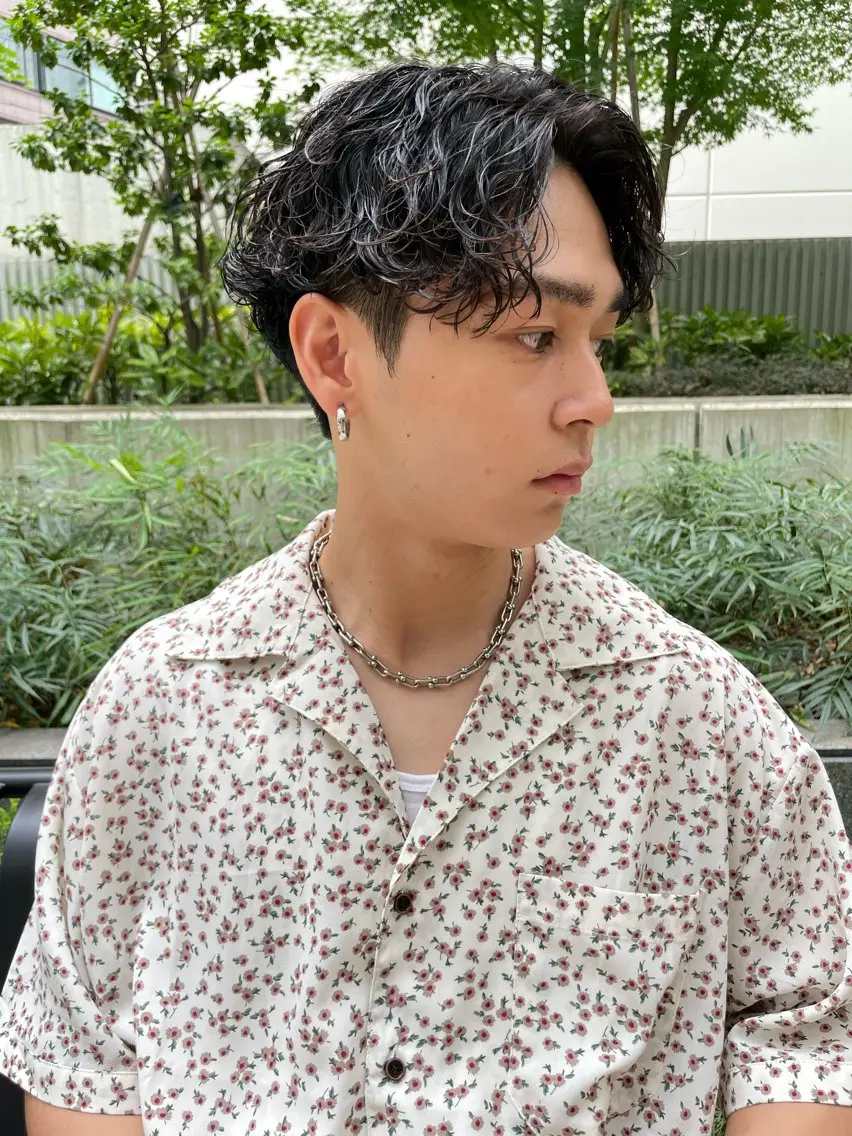 メンズ限定！【カット+波巻きパーマ+内部補修トリートメント】✂︎の写真