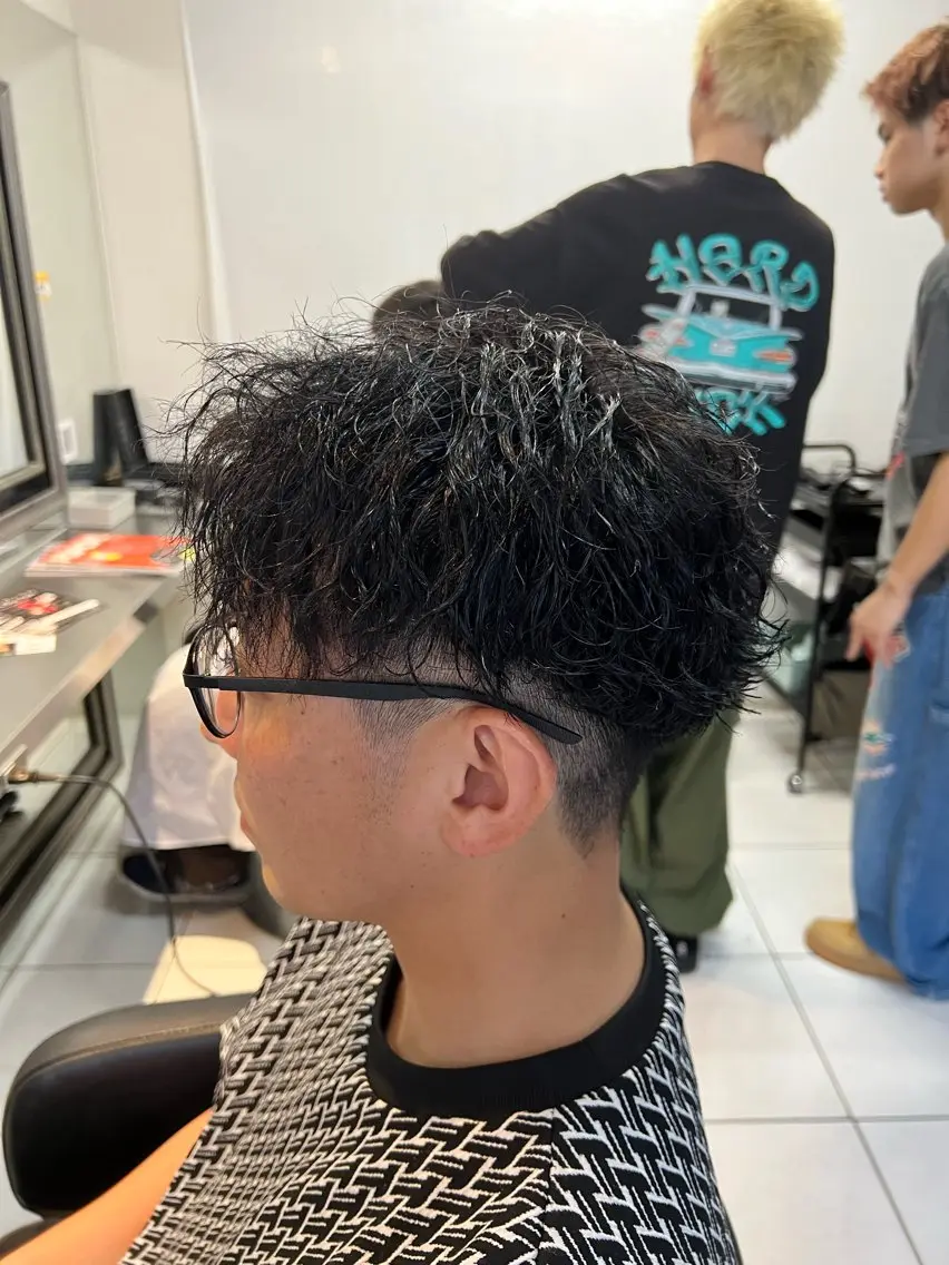 パーマ メンズ カット パーマ パーマ特化美容師 茂木広幸のヘアスタイル