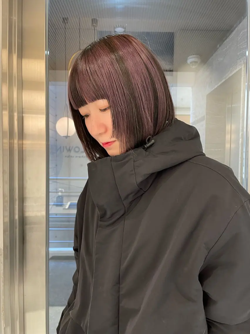ショート カラー カット ヘアカラー satsuki 暖色・ブラウンカラーのヘアスタイル