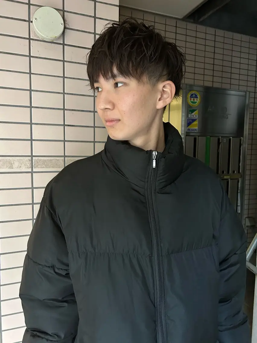ショート メンズ メンズブリーチ メンズハイライト メンズインナーカラー メンズパーマ プードルパーマ カット 💈メンズ短髪特化 ✂︎伊藤大輝💈のヘアスタイル