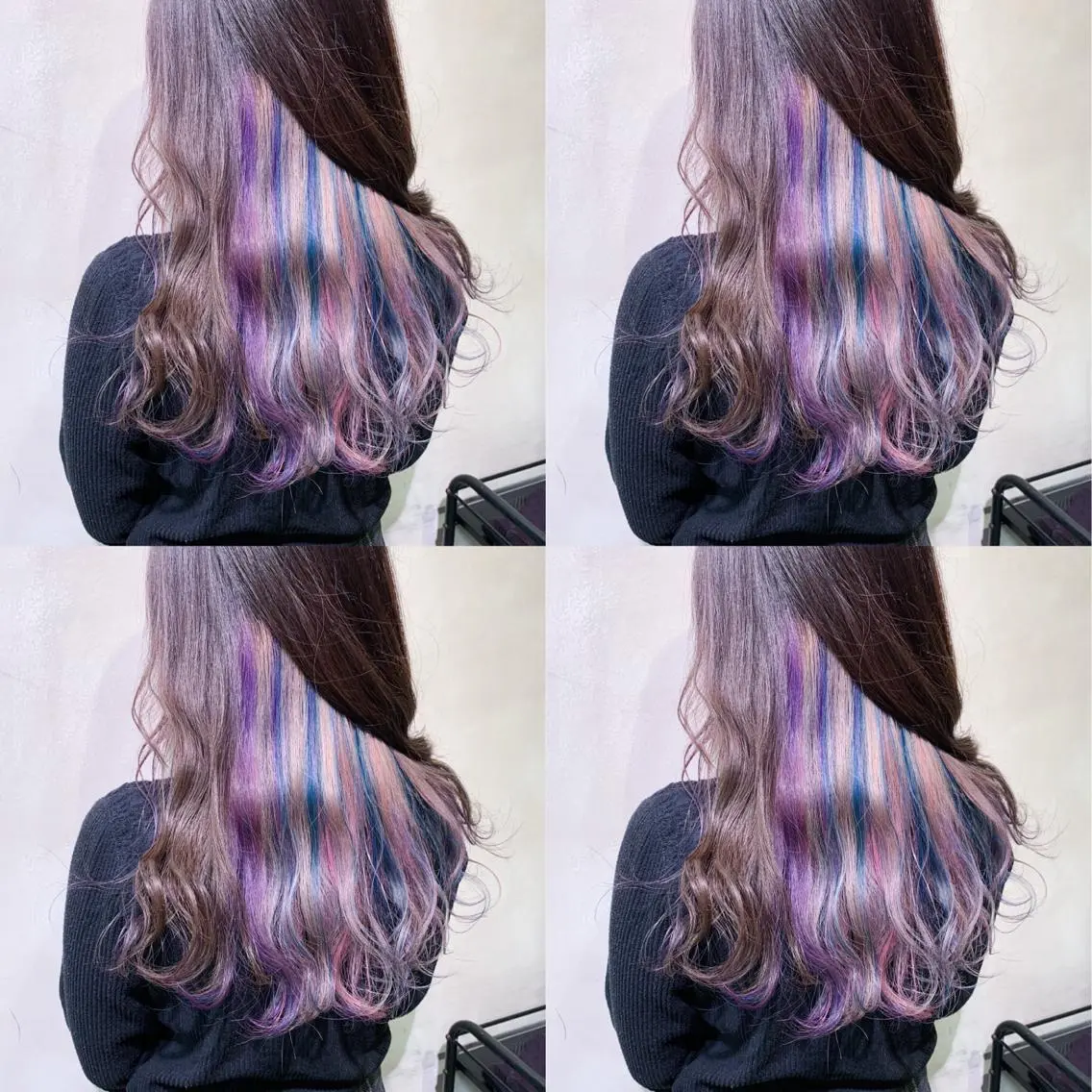 カラー デザインカラー インナーカラー ユニコーンカラー トリートメント /カラー/NAOKIのヘアスタイル