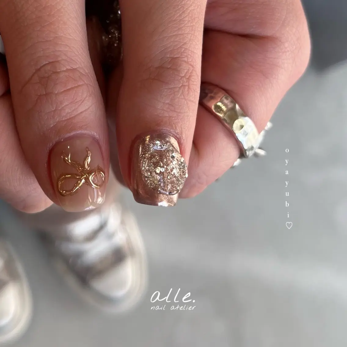 ネイル ハンドネイル atelier alle.のネイルデザイン
