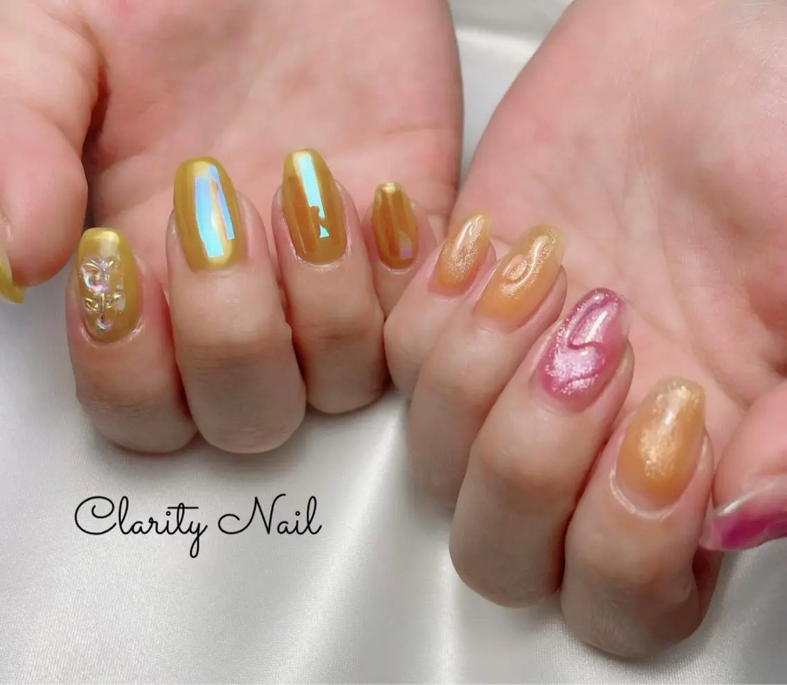 ネイル アートネイル 持ち込み ハンドネイル Clarity Nailのネイルデザイン