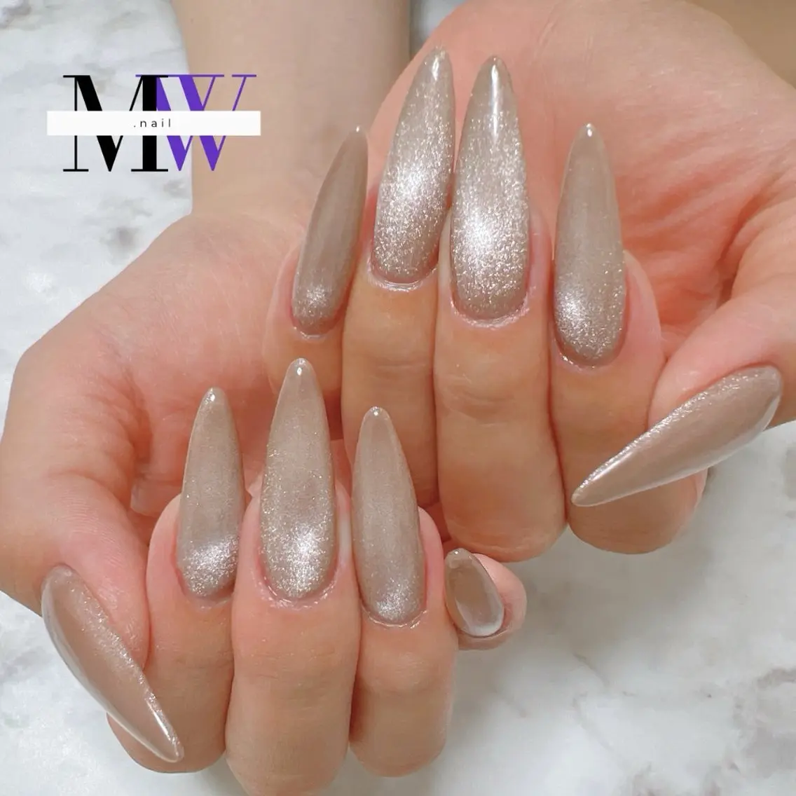 ネイル マグネットネイル ハンドネイル MW .nailのネイルデザイン