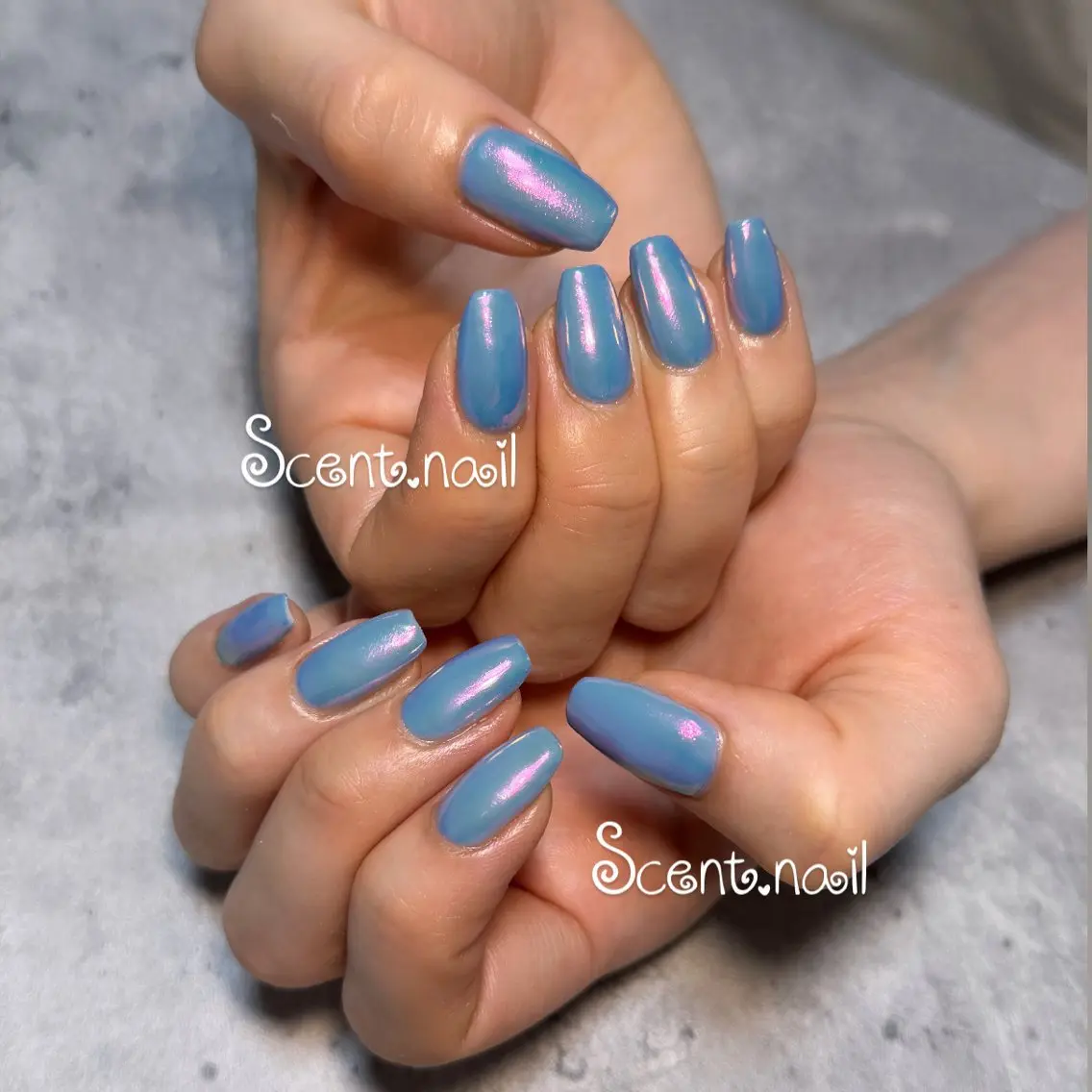ネイル ワンカラーネイル ハンドネイル Scent.nail セントネイルのネイルデザイン
