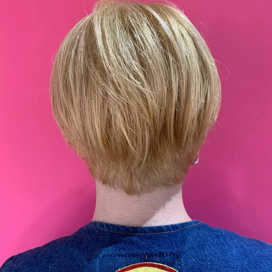 ショート カラー メンズ メンズブリーチ ブリーチ ブロンド ヘアカラー ウルフ、レイヤー 、メンズカットSHOのヘアスタイル