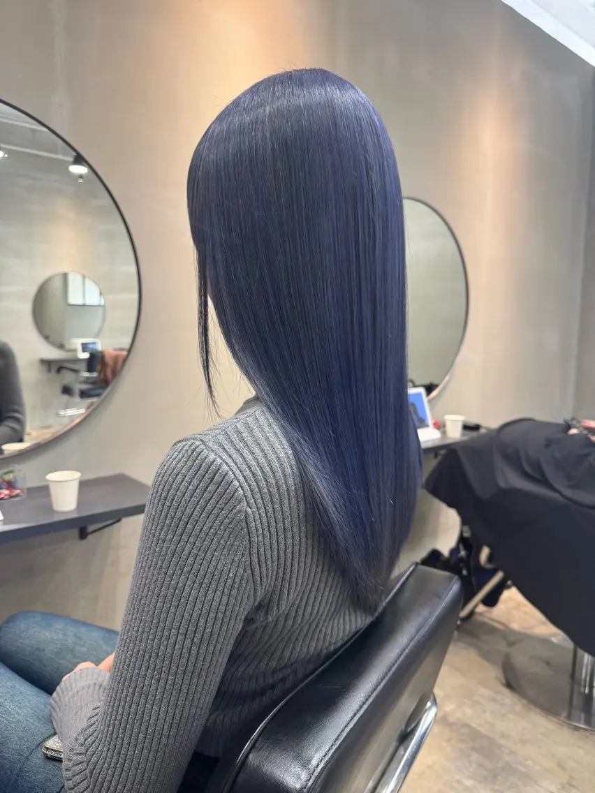 ロング カラー 阪田 素規のヘアスタイル