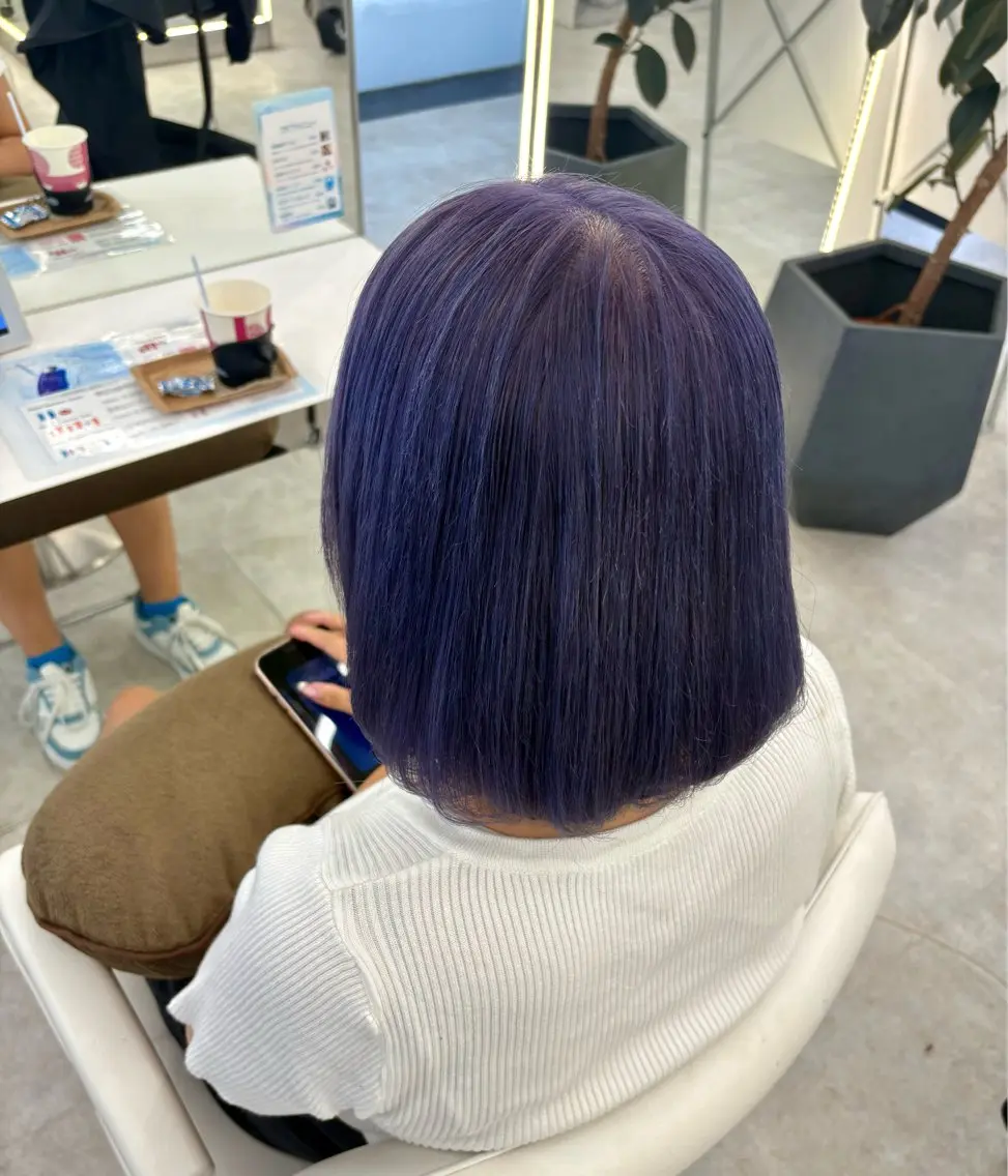 ミディアム ヘアカラー トリートメント ハイトーン/エクステ /りこぴん🎀のヘアスタイル