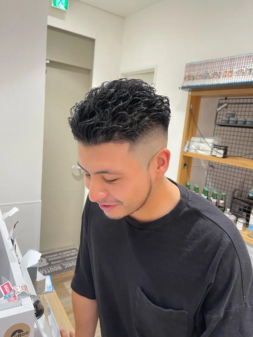 カット+パーマの写真