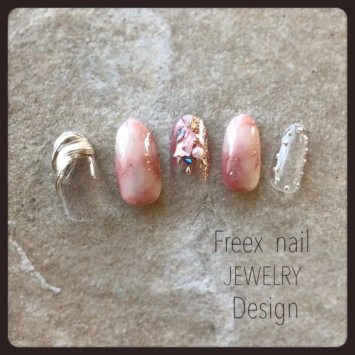 ネイル クリアネイル 春ネイル freex nail /ニュアンス/個性派のネイルデザイン