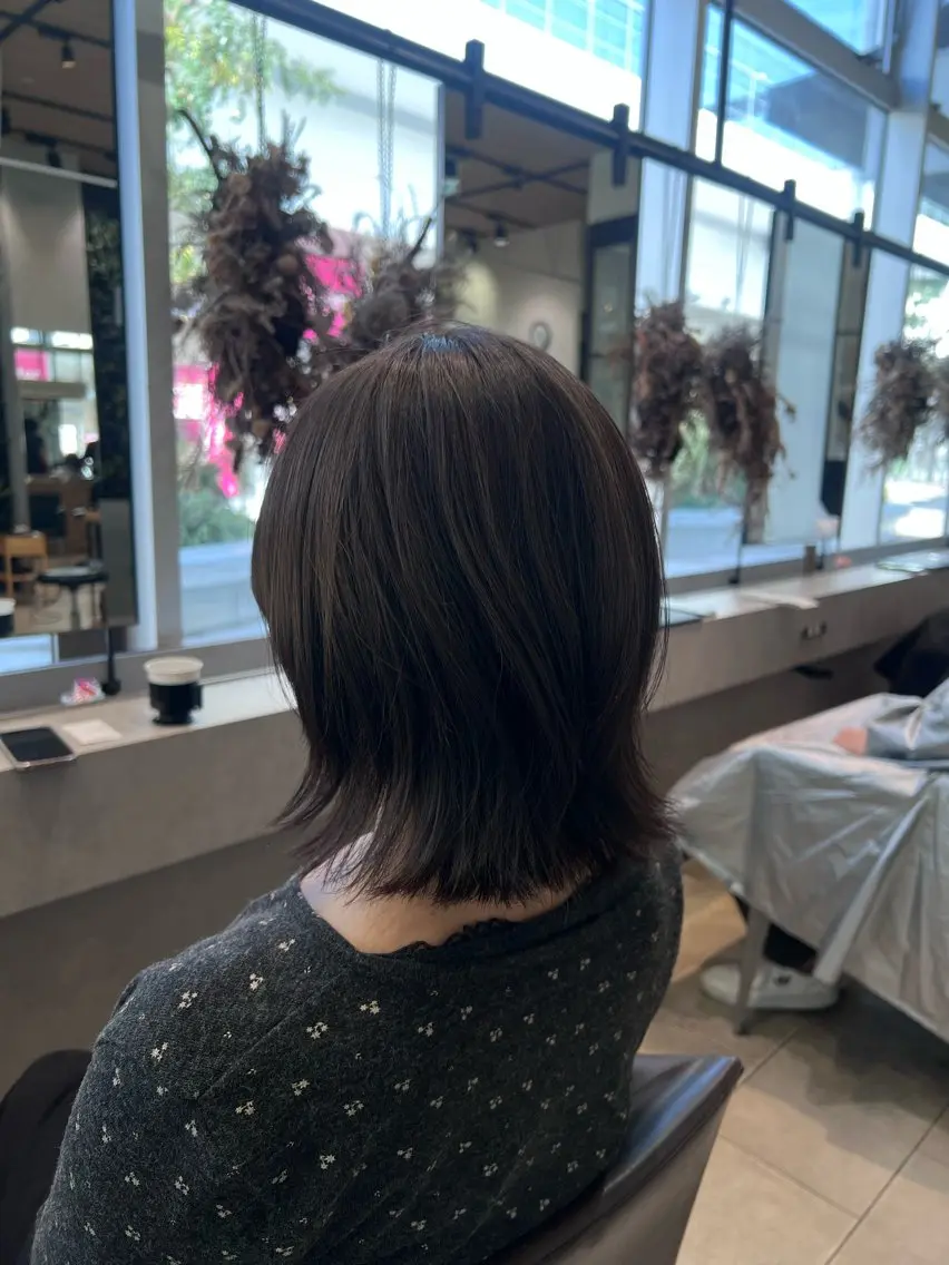 ミディアム ボブレイヤー ボブ レイヤーカット 🩶韓国レイヤー/ ゆい🩶のヘアスタイル