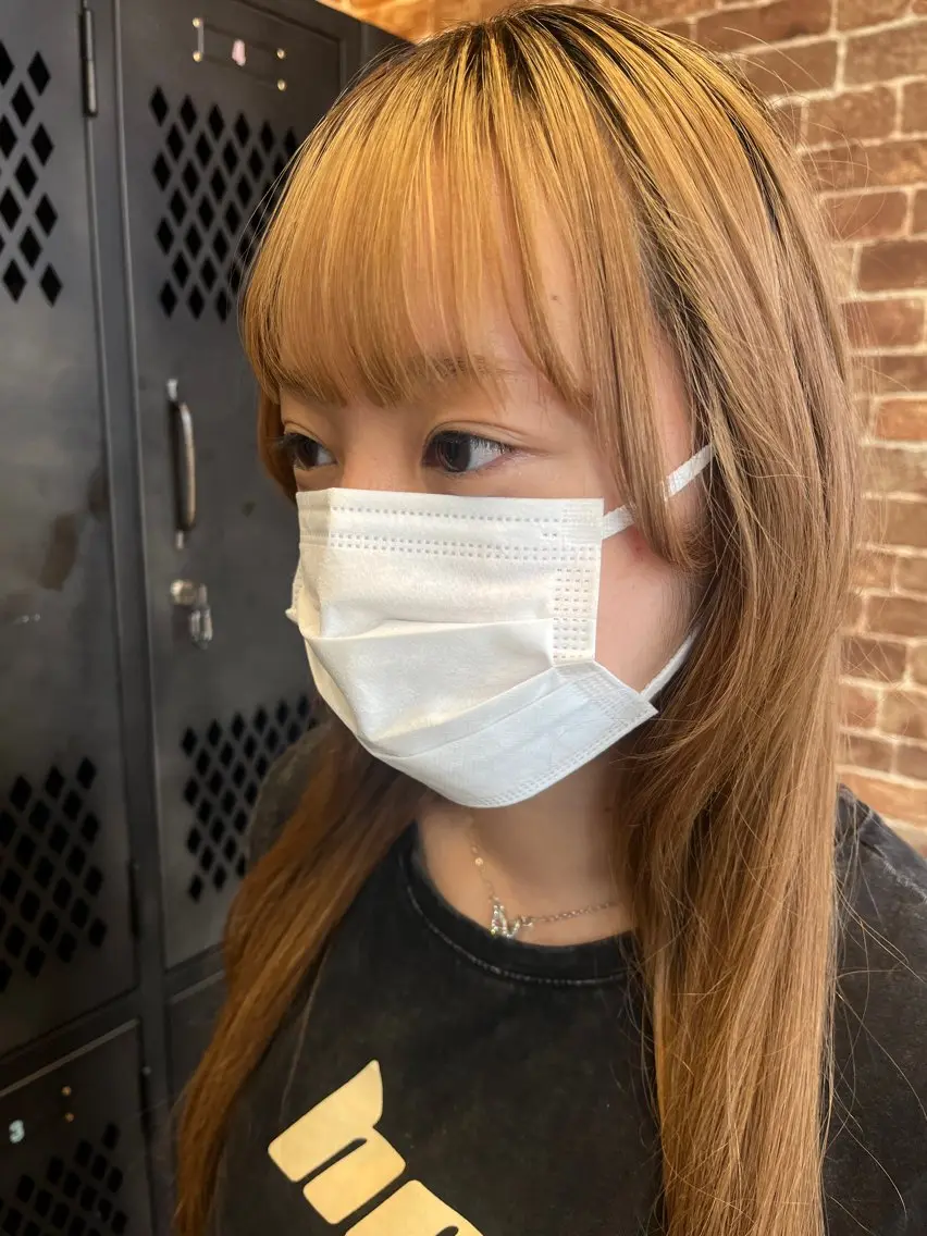 ロング パーマ 久木原 ゆりのヘアスタイル