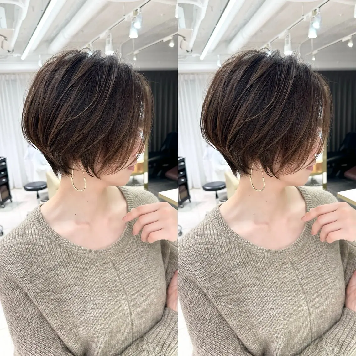 ショート くびれヘア ショートヘア ✨大人ショート特化 /カットモデル/銀座のヘアスタイル