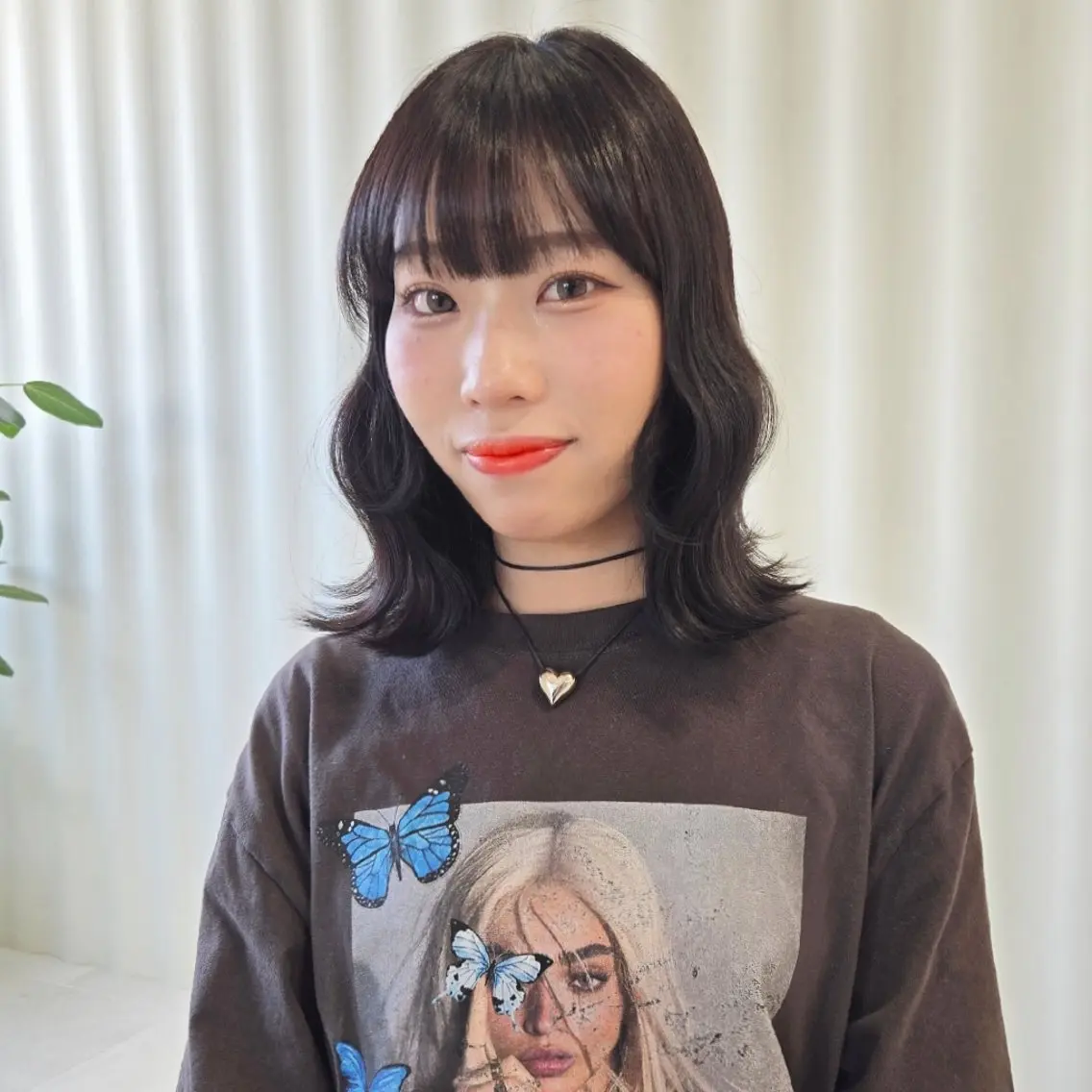 ミディアム カラー 透明感カラー ダークグレー カット ヘアカラー miho🌜️🎀 KEEN立川店のヘアスタイル