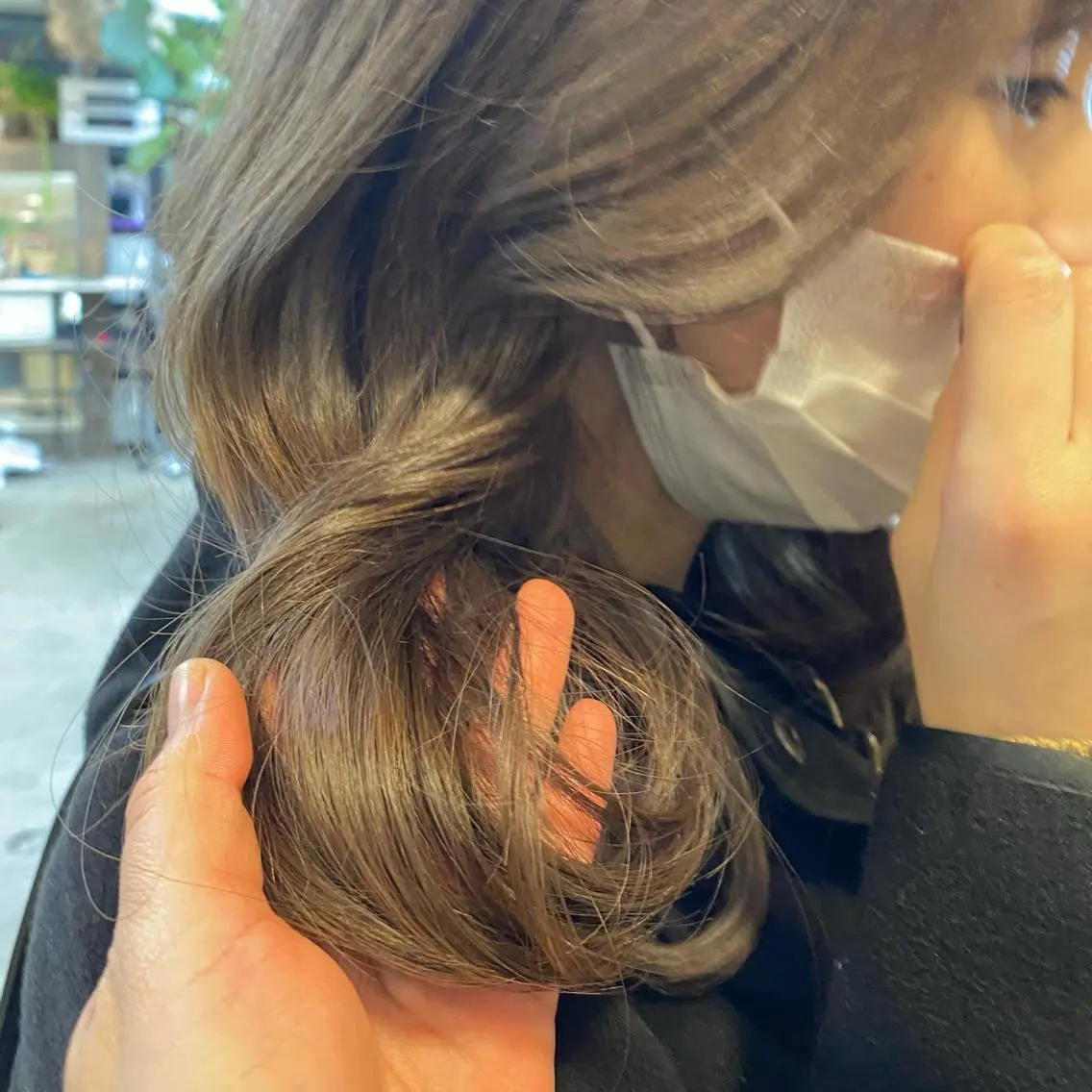 ミディアム Moca 〰️のヘアスタイル