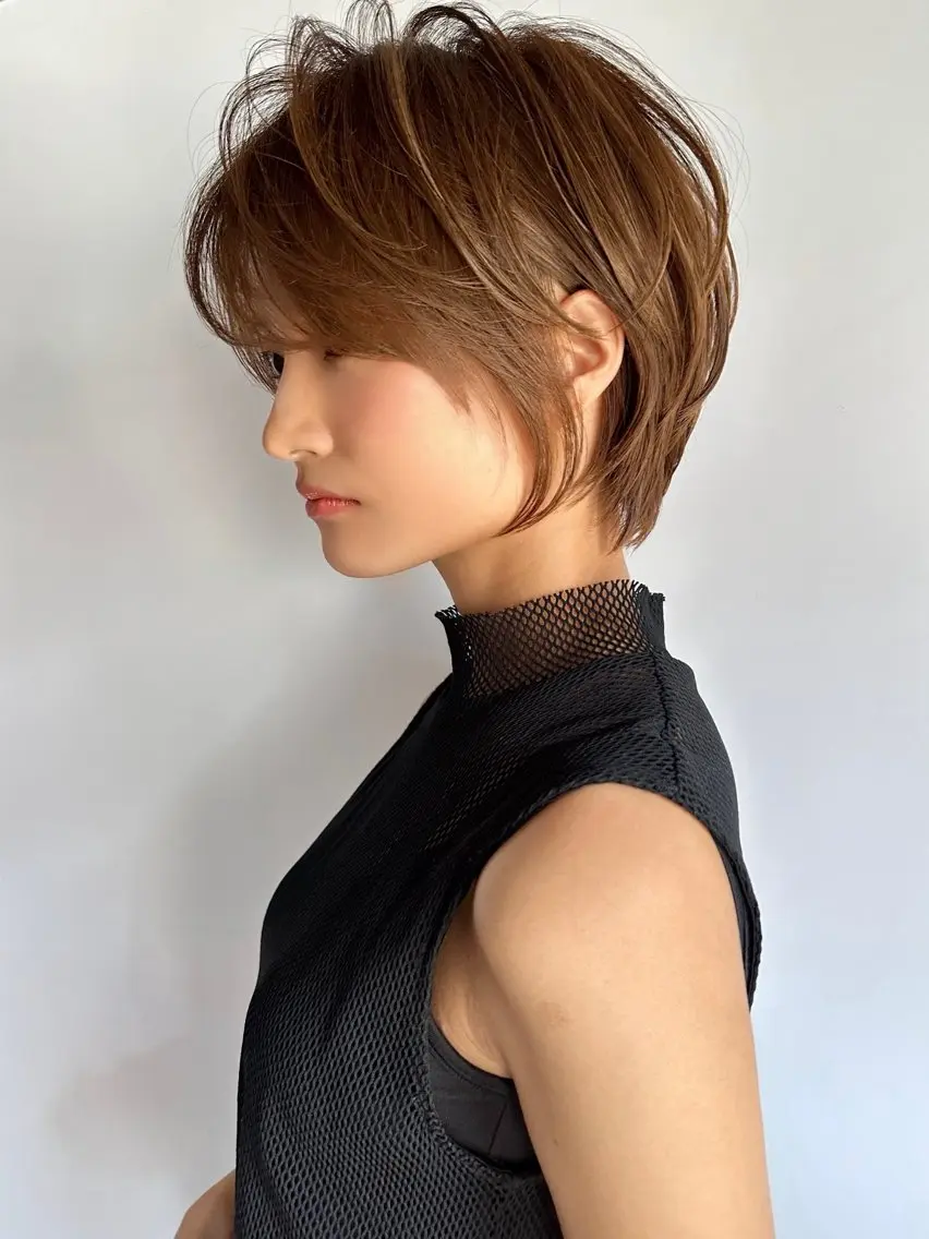 ショート ✄安野祥華銀座大人 絶壁解消ショート✄のヘアスタイル