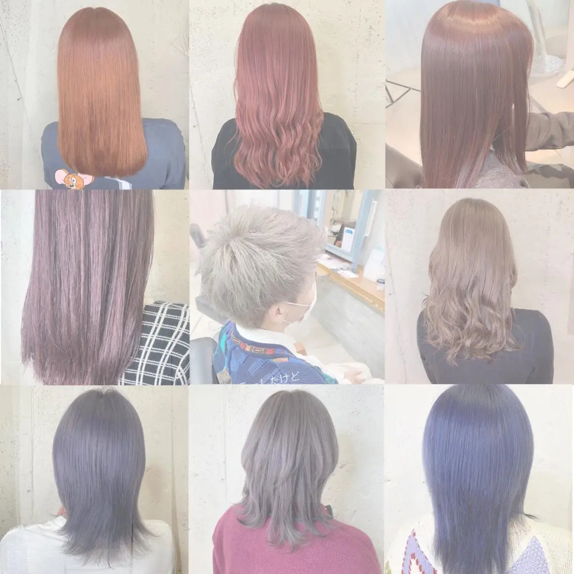 ミディアム カラー 透明感ハイトーン🦄 キラ🌈のヘアスタイル